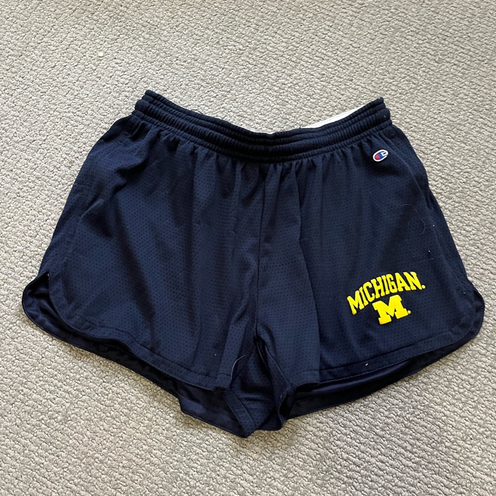 Super comfy University of Michigan shorts.